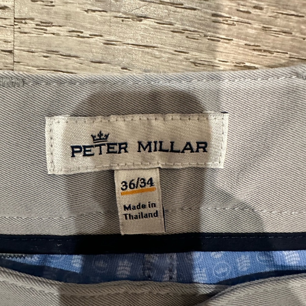 Peter Millar Light Gray Trousers